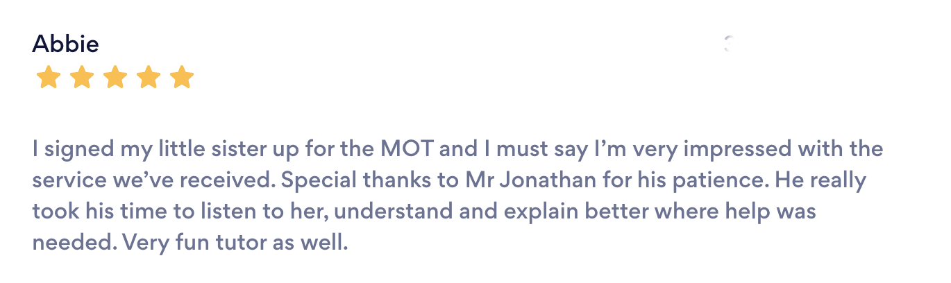 Parent Testimonial 4